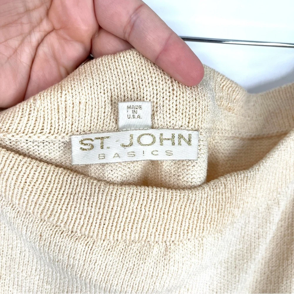 St. John Basics Womens Size 4 Pull On Mini Santana Knit Skirt